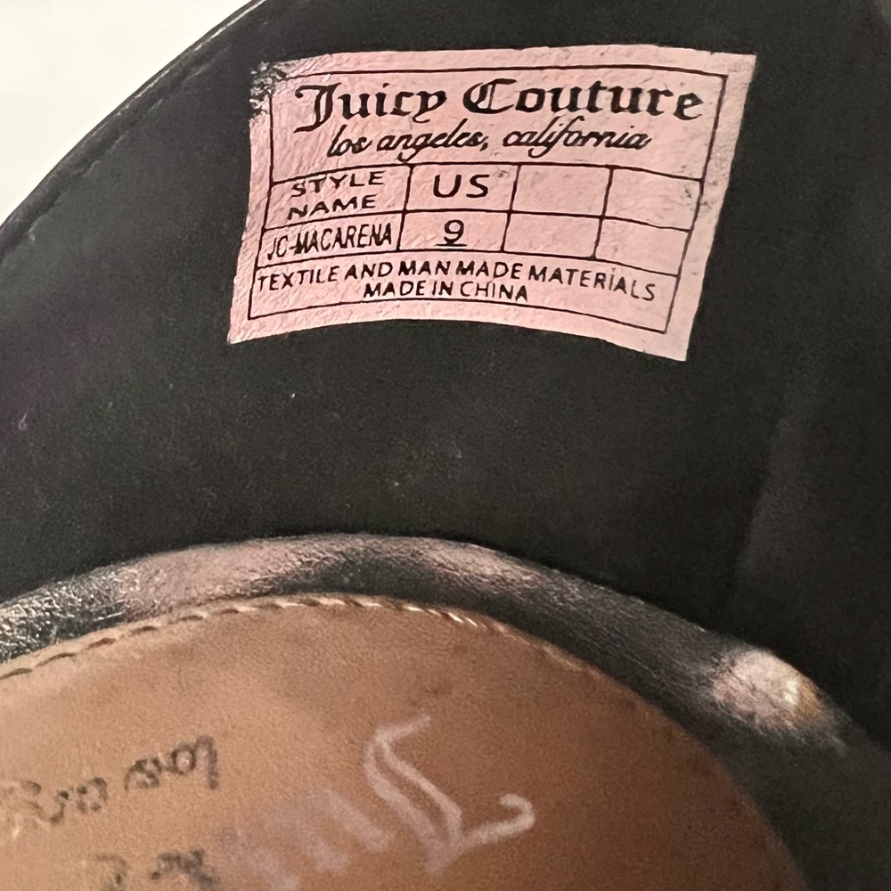 Juicy Couture Sparkly Platform Heels, size 9 - Picture 7 of 8